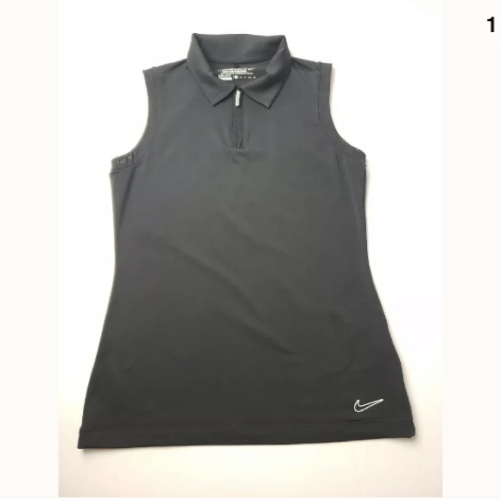 Nike Golf Black Sleeveless Performance Active Top